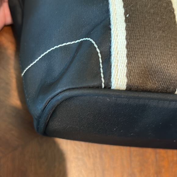 Coach Hampton mini tote navy canvas/ tan & Lt blue leather trim
Vinyl interior - Picture 12 of 17